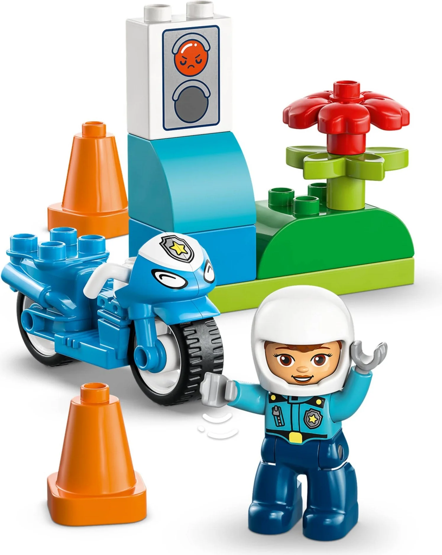 Blaues Polizeimotorrad - Thumbnail 2